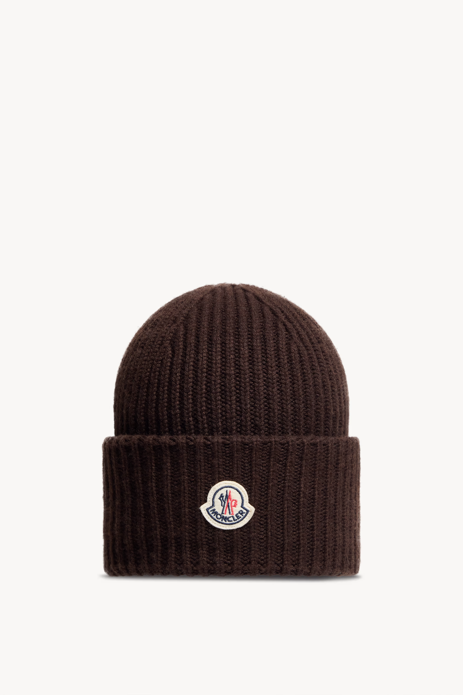 Gorro de lana y cachemira Hombre Marrón Oscuro Moncler 0